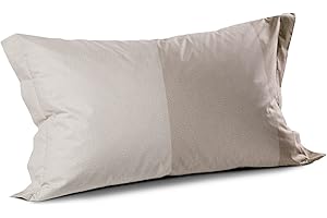 Caleffi Cotton Cushion Covers Set of 2 for Standard Bed Soft and Breathable Pillowcases Made of 100% Cotton - Cushion Cover in Italian Design - Decorate the Bedroom