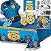 Produktbild 103-teiliges Party-Set * POLICE PARTY * für Kindergeburtstag und Motto-Party // mit Teller + Becher + Servietten + Einladungen + Tischdecke + Partytüten + Luftballons + Luftschlangen // Polizei Kinder