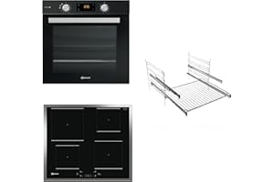 Bauknecht BAKO 566 PYRO IND Einbau-Backofen-Set / Induktion (60 cm) / Heißluft / Gentle Steam / Pyrolyse / My Menu / Kochzone