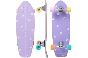 Flamingueo Surfskate – Skateboard, Skateboard, Hardness 80AB, Skateboard ABEC-7, Children's Skateboard, Adult Skateboard, Skateboard Board, Girl Skateboard