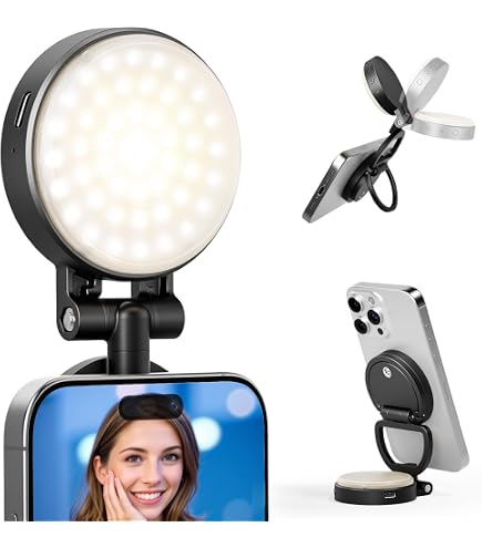Magnetisches Ringlicht Mit MagSafe Für Iphone Und Android (Gebraucht