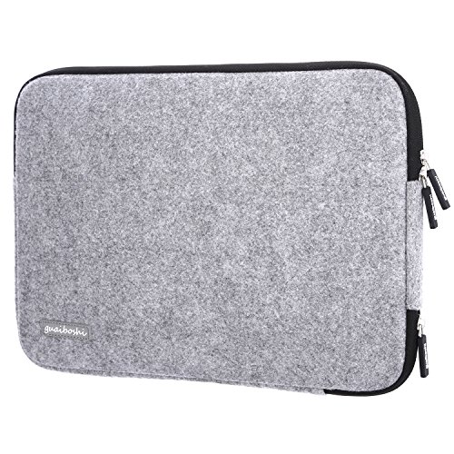 Guaiboshi Laptoptasche Sleeve H  lle Schutztasche Mit Wasserdicht Filz Oberfl  che Universale Laptop Sleeve Schuzh  lle f  r 13 Zoll Laptop  Notebook 
