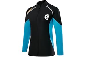 NC Muta giacca da uomo e donna, 2 mm in neoprene con cerniera frontale a maniche lunghe, Surf, nuoto subacqueo, top (M, donna)