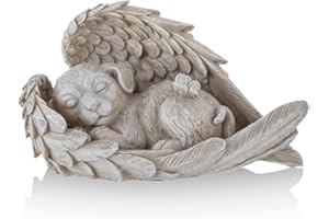 CUODIA NEWDREAM: La Estatua de Perro conmemorativo de ángel conmemora a Nuestro bebé de Piel perdida, Las Figuras de Perro se colocan en el jardín al Aire Libre o lápida
