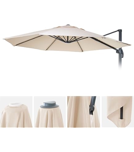 Parasol, vervangende hoes voor luifel, tafel, markt, waterdicht, uv