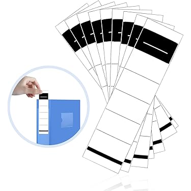 Etichette Autoadesive Per Raccoglitori - Set Di 9 Dorsi Con Foro Di Presa | Design Floreale Rosa | Codiarts. - Foto 2