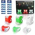 Botepon Marine Boat Bow Lights, Red and Green Led Navigation Lights, Kayak Accessories, Marine Safety Lights Battery Operated for Boat Pontoon Kayak Yacht Motorboat Vessel Dinghy
