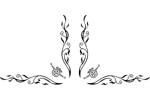 STICK CRÉA 2 Stickers autocollants Décor de vitre DAF Camion Truck, peganitas, aufkleber, Ref: d070 (Blanc)