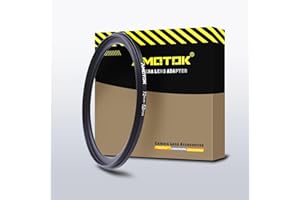 AMOTOK 72mm Objektiv auf 52mm Kameraobjektiv-Adapter,72mm auf 52mm Filter-Step-Down-Ring-Adapterring, kompatibel mit Allen 52mm Filter-Zubehörteilen.Hergestellt aus CNC-gefrästem(72-52mm)