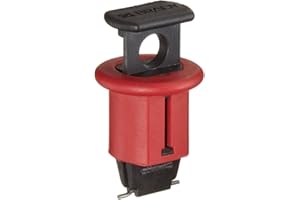 Brady 90844 Miniatur-Leitungsschutzschalter-Verriegelungssysteme, 24,13 mm x 41,7 mm x 24,10 mm x 13,72 mm, POS, Rot