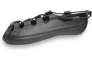 iKelpie Irish Dance Shoes - Soft Reel Pump, Pure Leather, Flexible Suede Soles, Double Stitch Outsole, Terry Towel Cotton Lining for Socks Observation