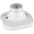 ledscom.de Ceiling Light/lamp Holder Elektra, Porcelain, White, 1x E27 max. 60W
