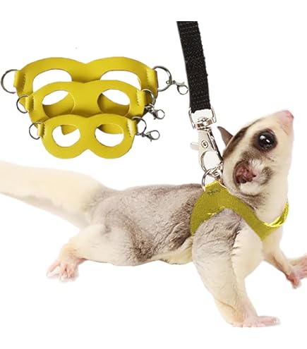 2 Guinzagli Regolabili Per Piccoli Animali - Criceti, Porcellini D'India, Scoiattoli E Furetti (Rosso E Verde) - Foto 9