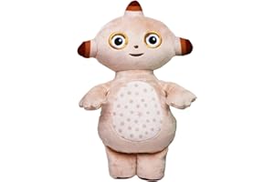 In The Night Garden Makka Pakka Talking Teddy Bear, Cbeebies Cute & sensory toys. Comforting sounds. Kids Toys & Baby toys 0-6 months, Brown
