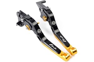 BXMOTO Kit Levier d'embrayage et levier de frein pour Yamaha FZ1 FAZER 2001-2005 2006-2015