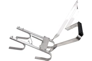 GENRICS Ladder Stand V-Shaped Downpipe Ladder Accessory Easy Fitting Helps Stop Your Ladder Slipping from Side to Side