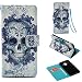 Produktbild Samsung A6 2018 Hülle, Samsung A6 2018 Schutzhülle, Samsung A6 2018 cover Alfort Lederhülle Design Dual Use Flip Hülle Cover Schale Book Type PU Leder + PC Hülle Innere Magnetverschluss Flip Case Wallet Case für Samsung A6 2018 Smartphone Ledercase Tasche Taschen Schalen Handytasche mit Standfunktion und Kartenfächer ( Blaues Muster )