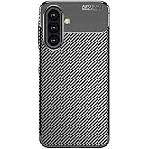 Coverzone Samsung Galaxy A17 ile Uyumlu Silikon Kılıf TPU Negro Silikon Ultra Slim Fit Kılıf İle Uyumlu Karbon Delux kılıf Si
