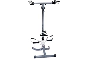 Ultrasport Seniors Fitness, Trenażer domowy, starsza wersja F-Bike, rower stacjonarny, leżący rower treningowy, składany