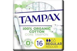 Tampax Cotton Protection Regular Tampons Applicator - 16 count