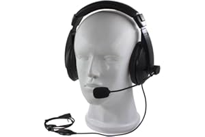 Buwico - Auricolari con 2 pin a cancellazione del rumore, per Kenwood Puxing Wouxun Baofeng UV5R UV82 UV5R UV-5RA HYT 888S H-777 TK-208 TK-220 Walkie Talkie