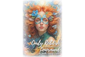 Curly Reddish Lenormand: Cartas Lenormand oráculo para Principiantes de Mathie y su Guia Angelical, Muy intuitivo, con Video Curso, Palabras Clave en español, inglés y francés
