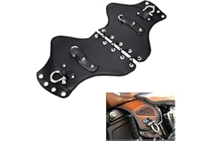 HDBUBALUS Deflettore Paracalore per Sella In Pelle Moto Universale per Harley Kawasaki Yamaha Suzuki Black