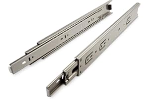 SOTECH Junker Slides 1 paio Guide ad estrazione totale in acciaio inox KV7-45-H45-L550-NF SS304 (EN 1.4301) 550 mm Portata fino a 45 kg, Guida per cassetti ideale per uso esterno