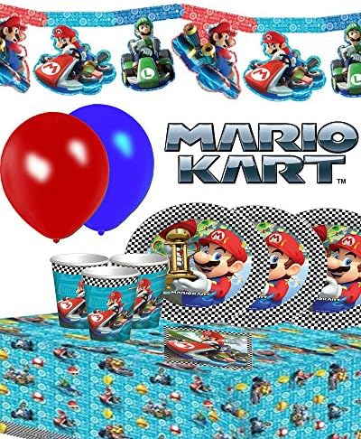 Nintendo Super Mario Birthday Party Kit for 16