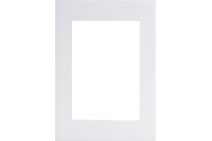walther design passe-partouts Bianco Neve per Dimensioni Cornice: 24 x 30 cm, Dimensioni dell'immagine: 15 x 20 cm passe-partouts PA430W