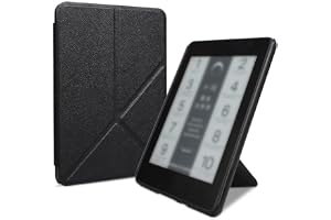 Compatible with 6-inch All-new Kindle 11th Gen 2024 Case Lightweight Foldable Cover with Auto Wake/Sleep & Multi-Viewing Angles Protection Shell compatible for All-New Kindle 2022 (Black, 6-INCH)