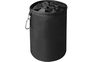 POHOVE Clothes Peg Bag for Washing Line with Hanger,Peg Basket with Hanging Snap Hook & Closing Cord,Waterproof Peg Holder to Store up to 200 Pegs for Washing-line Pegs