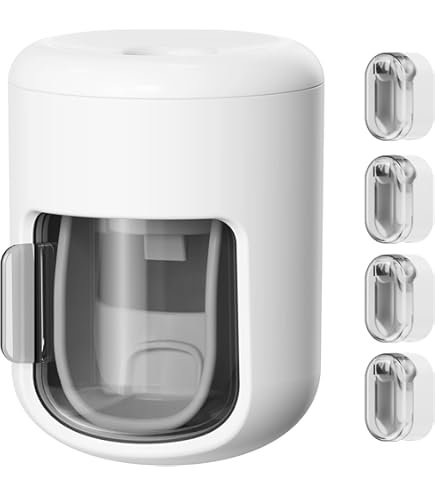 Porta Testine Spazzolino Elettrico In Acciaio Inox - SUS304, Per Muro O Piano, Argento, Adesivo Forte - Foto 8