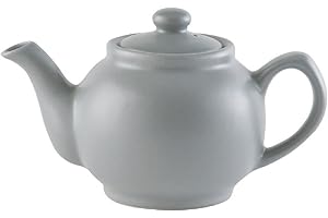 Price & Kensington, matt grau, 6 Tassen Teekanne, Steingut, Tee