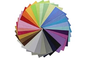 aufodara 31 Pezzi 30 x 25 cm Tessuti Tessuto Cotone Stoffa Patchwork Tinta Unita Bundle Tessuto Cucito Creativo DIY Fatto a Mano (31 Pezzi 30 x 25 cm, Multicolore)