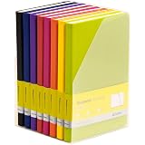 Comix A5 Lined Notebook Set 8 Colors 122 Sheets/Notebook PU Cover Pack of 8-C5902T(Assorted)