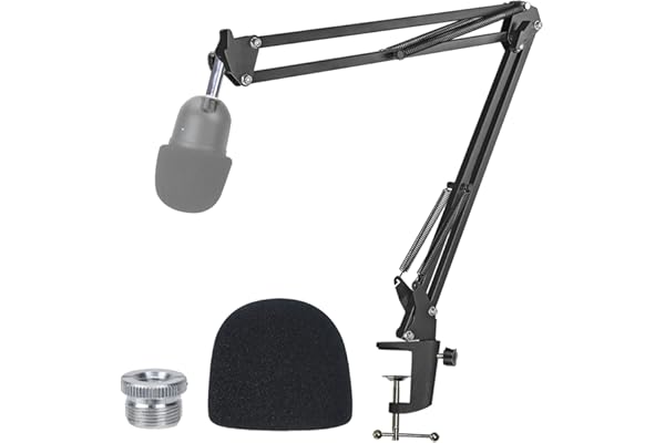 YOUSHARES Razer Seiren Mini Support, Professionnel Seiren X Bras avec Bonnette Micro en Mousse Améliorant la Qualité Sonore pour Microphone à Condensateur