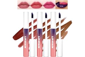 Sitovely 3PCS Peel Off Lip Liner Stain, Peel Off Lip Tint Set, Waterproof Long Lasting Peel Off Lip Stain Tattoo, Nude Pink Matte Lip Liner Makeup (Pink, M)