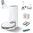 Samsung Jet™ Bot+ VR30T85513W/WA, Aspirapolvere Robot senza fili, con Clean Station, Sensore LiDAR, comandi vocali & app, Bia