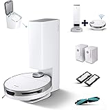Samsung Jet™ Bot+ VR30T85513W/WA, Aspirapolvere Robot senza fili, con Clean Station, Sensore LiDAR, comandi vocali & app, Bia