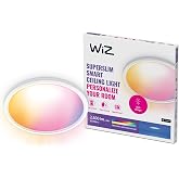 Wiz SuperSlim 22W Beyaz Sıva &Uuml;st&uuml; RGB Akıllı LED Yuvarlak Panel Tavan Armat&uuml;r&uuml; 42 cm &ccedil;apında 2600 Lumen