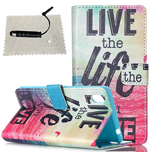Sony Xperia M4 Aqua Case Leather,Sony Xperia M4 Aqua Case with Stand,Sony Xperia M4 Aqua Flip Case Retro,TOCASO Pink Flowers Portable Carrying Protective Cases Covers Kickstand Premium Slim PU Leather Soft Case Folio Book Style Anti Scratch Bumper Shell Money Pocket ID/Credit Card Holder Slot Magnet Case with Stylus Pen and Cloths for Sony Xperia M4 Aqua