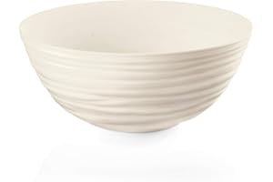 Guzzini Tierra Contenitore L, Pio&Tito Toso, Ø25 x H10.5 cm, 3100 cc, Bianco