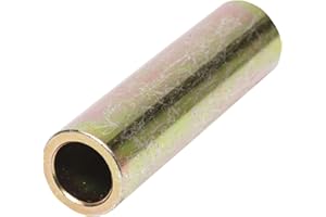 WERKA PRO, Entretoise en Métal pour Essieu de Roue, Idéale pour Brouettes et Chariots, Argentée, Diamètre extérieur 20 mm, Diamètre intérieur 14 mm, Longueur 74 mm