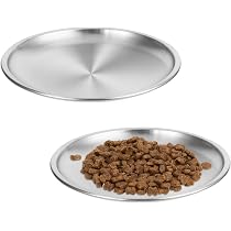 24 Stück Edelstahl-Katzennäpfe – 13 Cm Durchmesser, Flach & Leicht Zu Reinigen