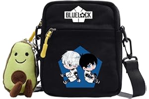 flowereyes Blue Lock Bolso De Hombro Con Correa Ajustable Meguru Bachira Daypack Tote Bag Satchel Causal Yoichi Isagi Kawaii Blue Lock Bag Bolso Cuadrado Pequeño 18cm*14cm*5cm