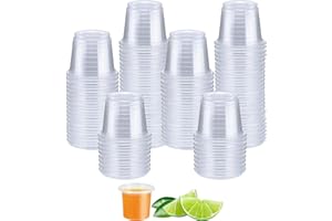 Panexf 200 PCS Verre a Shot Plastique, 2cl/20ml Verre à Shooter Gobelet Plastique, Verre Plastique Reutilisable