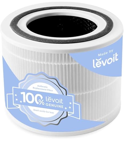 Filtres De Rechange Pour Purificateur LEVOIT Core Mini - Lot De 2, Filtre HEPA Et Charbon Actif