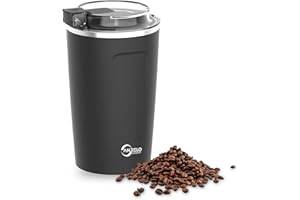 ANJIELO SMART Molino cafe electrico, con Cuchilla de Acero Inoxidable, Semillas Especias Frutos Secos Molinos de Cuchillas de 150W Potencia, 60 gr con Cepillo para Limpieza, Tapa Transparente, Verde