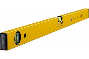 STABILA Niveau à bulle Type 70, 80 cm, profilé aluminium léger, 1 fiole horizontale, 1 fiole verticale, Made in Germany